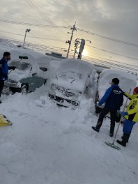 １月３日の雪事情。